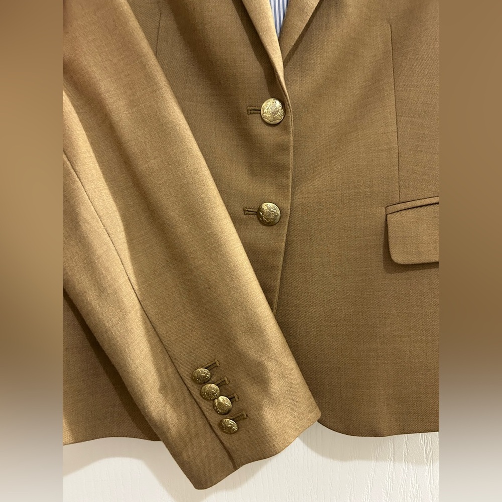 J. Crew Women’s Tan Blazer - Picture 2 of 4